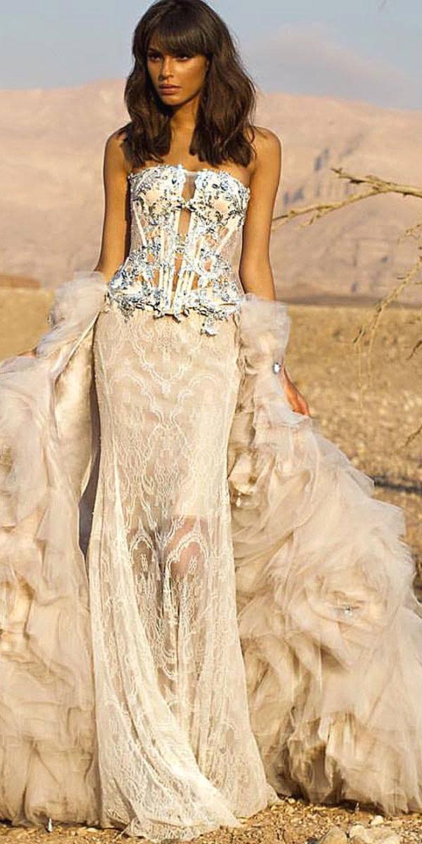 24 Beautiful Feather Wedding Dresses Trend For 2017