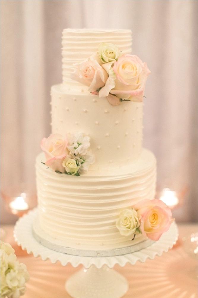 33 Simple Romantic Wedding Cakes 