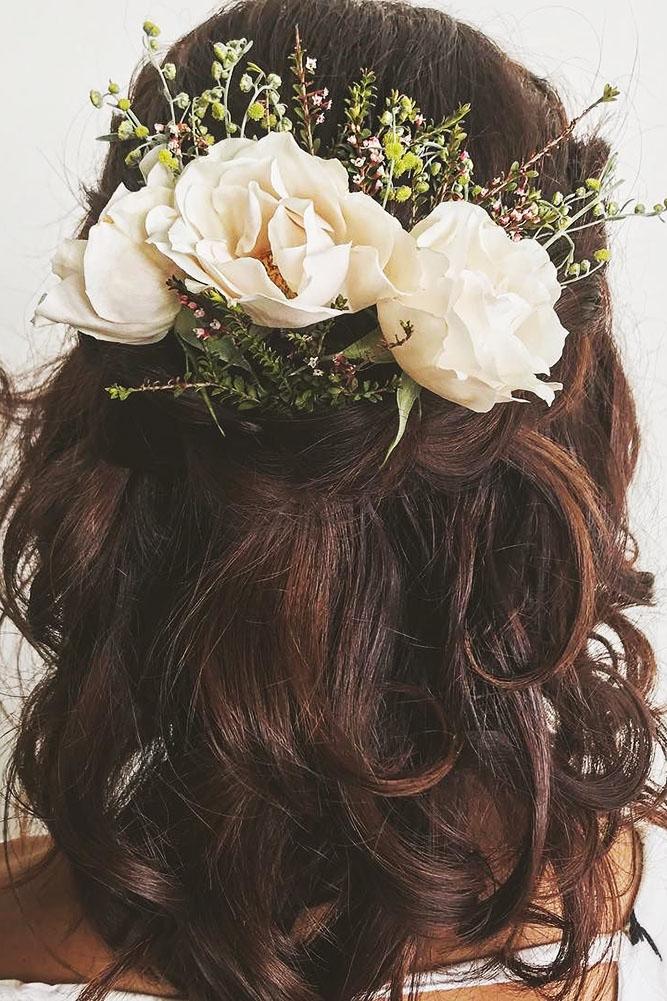 39 Gorgeous Blooming Wedding Hair Bouquets | Wedding Forward