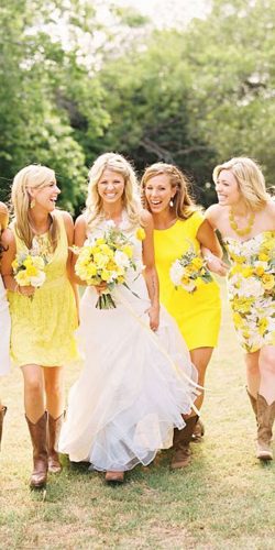 yellow bridesmaid