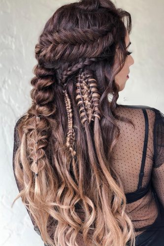 39 Boho Inspired Creative And Unique Wedding Hairstyles