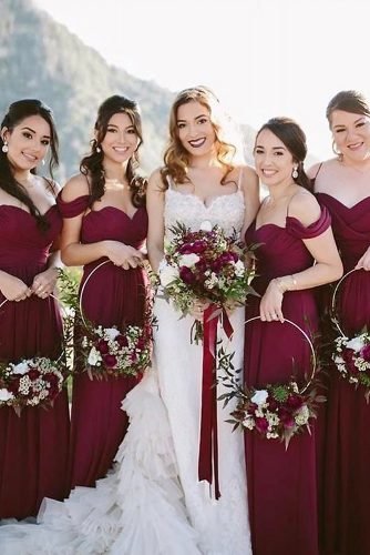 burgundy bride