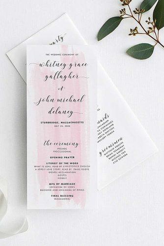 22 Wedding Program Creating Tips To Use In 2020 Wedding Forward