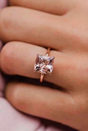 simple morganite ring