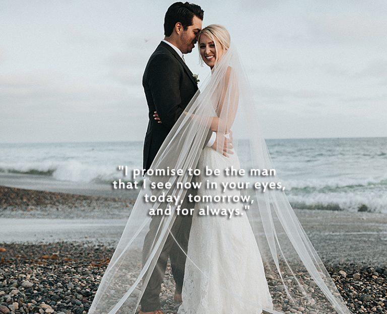 42 Wedding Vows For Him 2021 [With Tips ] | Wedding Forward