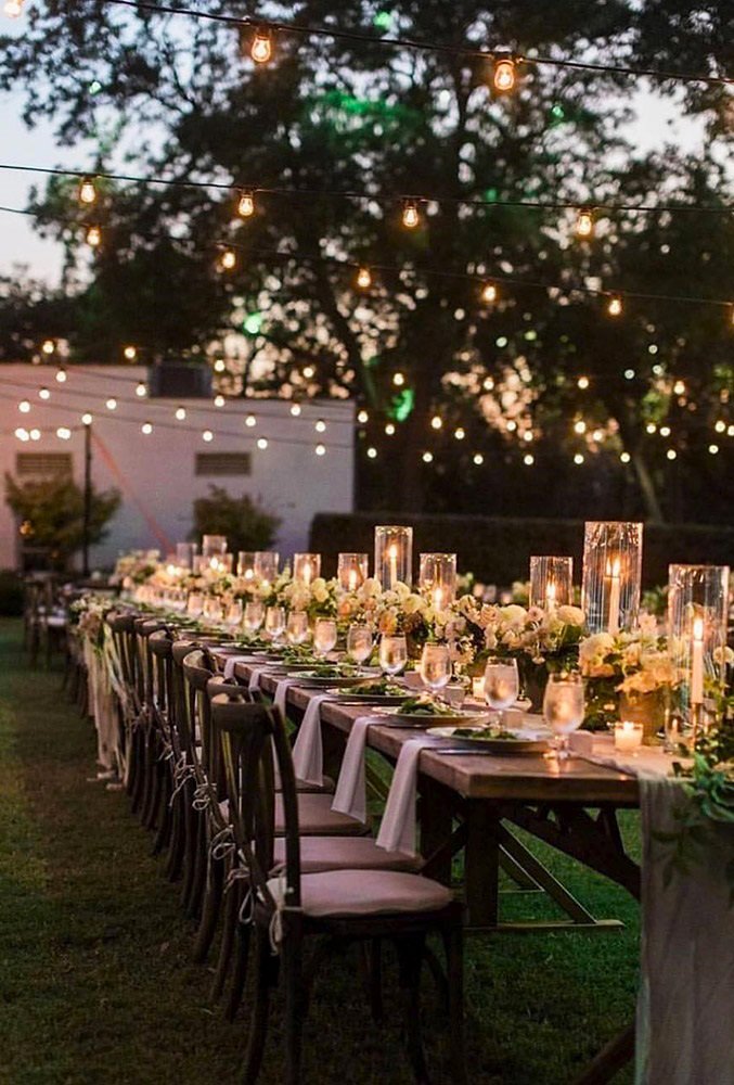 30 Beautiful Decor Ideas For Park Wedding | Wedding Forward