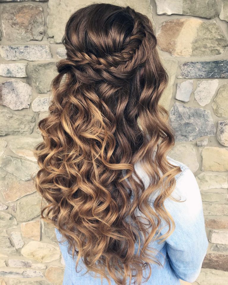 Half Up Half Down Wedding Hairstyles 2022 Guide: 70+ Looks