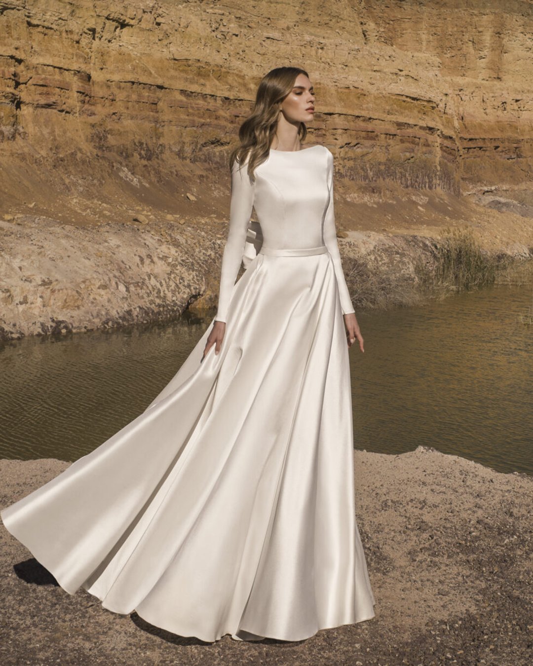 modest wedding gown