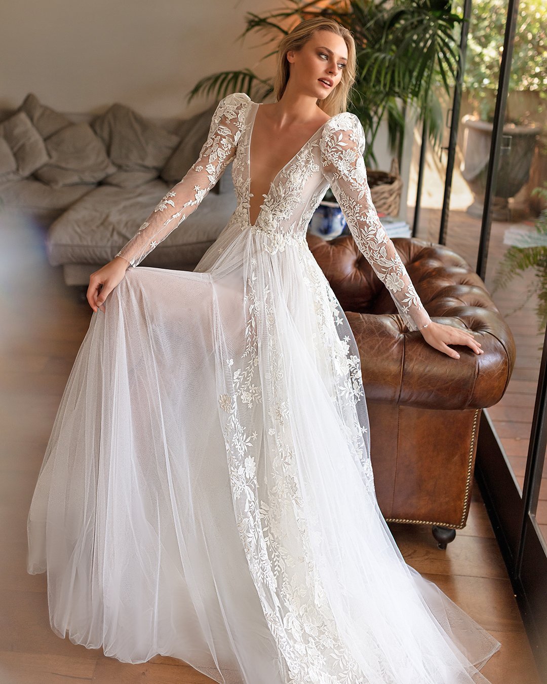 bridal dresses long sleeve