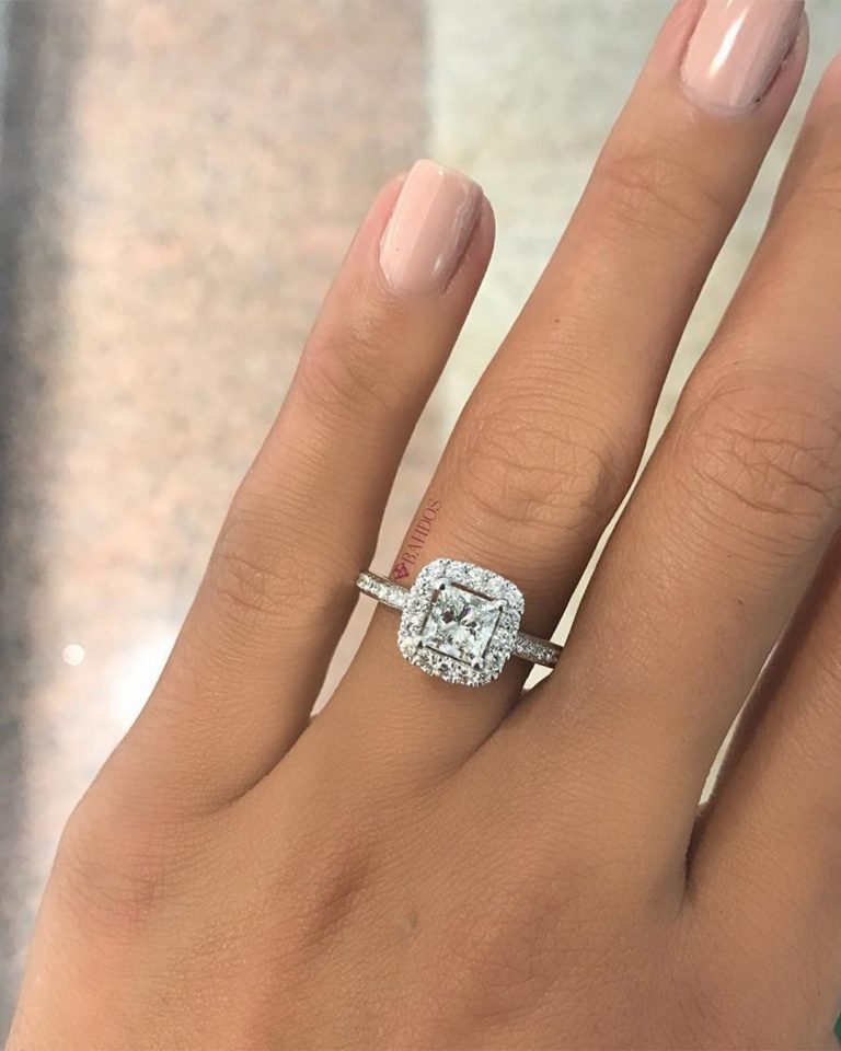 36 Breathtaking Princess Cut Engagement Rings We Adore