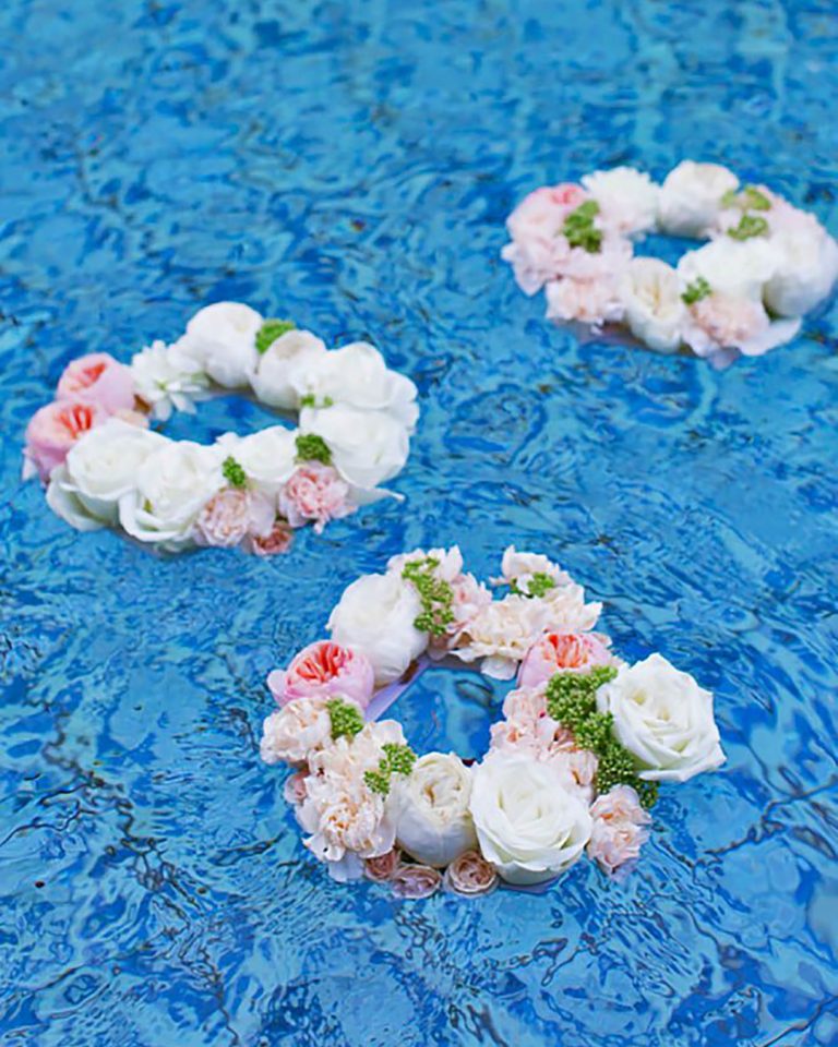 21 Wedding Pool Party Decoration Ideas For Your Backyard Wedding 9026