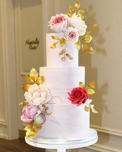 30 Trendy Marble Wedding Cakes | Wedding Forward