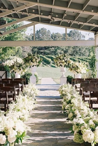 Wedding Aisle Decoration Ideas For Every Season