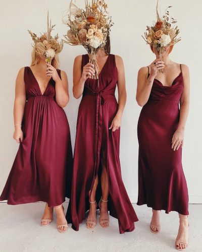 Burgundy Bridesmaid Dresses 20 Ideas For Your Big Day